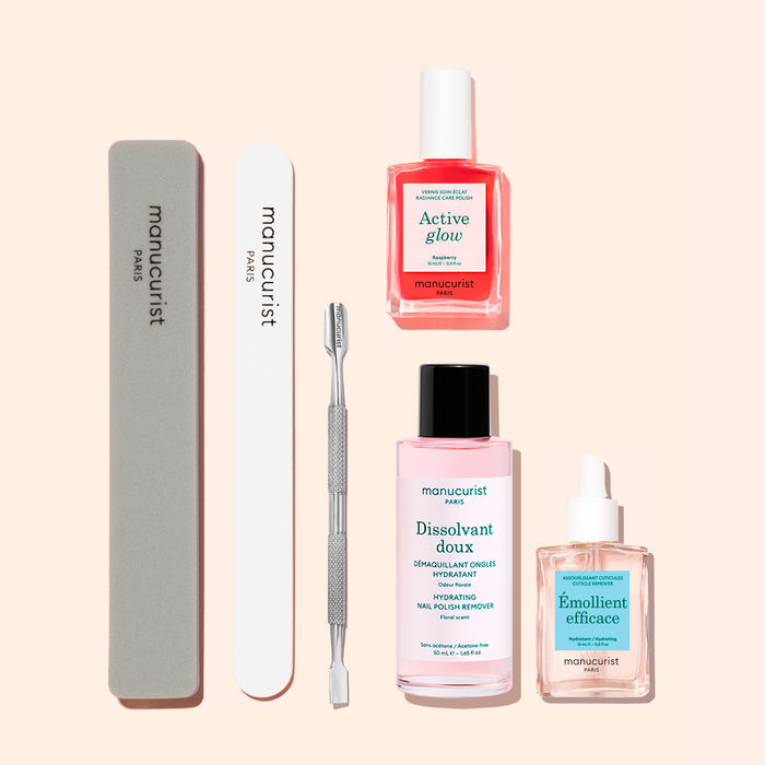 Kit Découverte + Émollient efficace + Pousse cuticule en acier