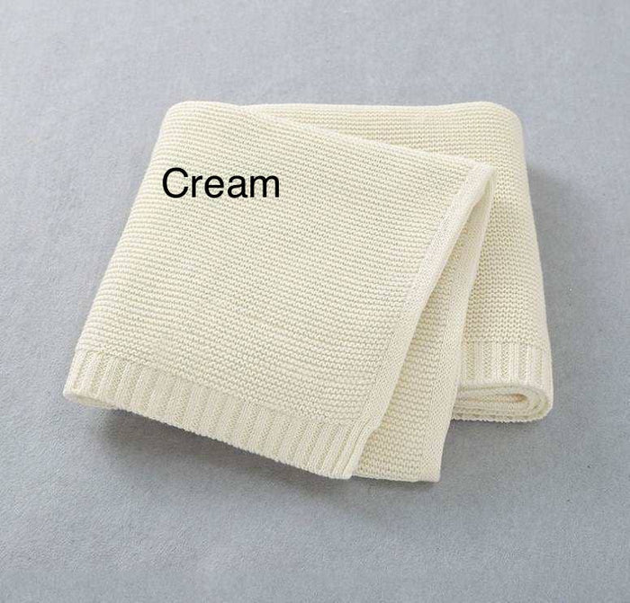 Knitted 100% Cotton Nap Time Blanket - Premium Baby Gift from Zsa Zsa & LoLLi - Just $32.95! Shop now at Pat's Monograms