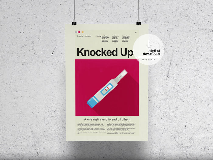 Knocked Up | DIGITAL ARTWORK DOWNLOAD