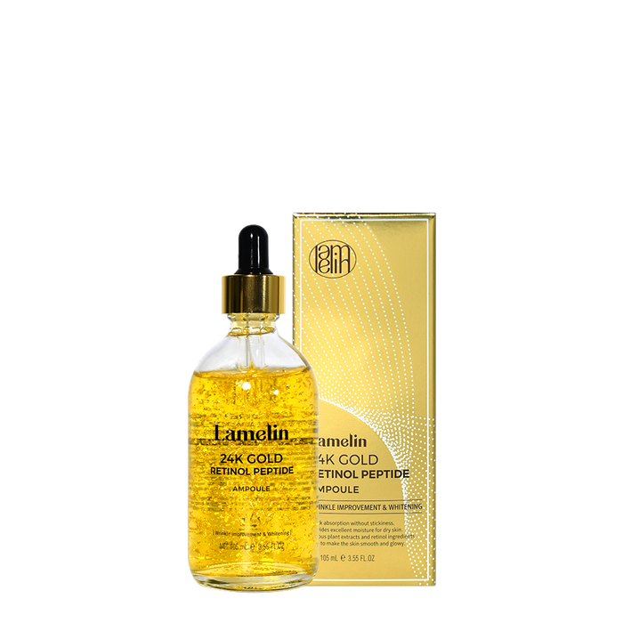 LAMELIN 24 K Gold Retinol Peptide Ampoule Wrinkle Improvement & Whitening