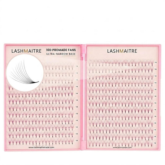 LASHMAITRE 10D Promade Fans Tray - 500 Fans main product image