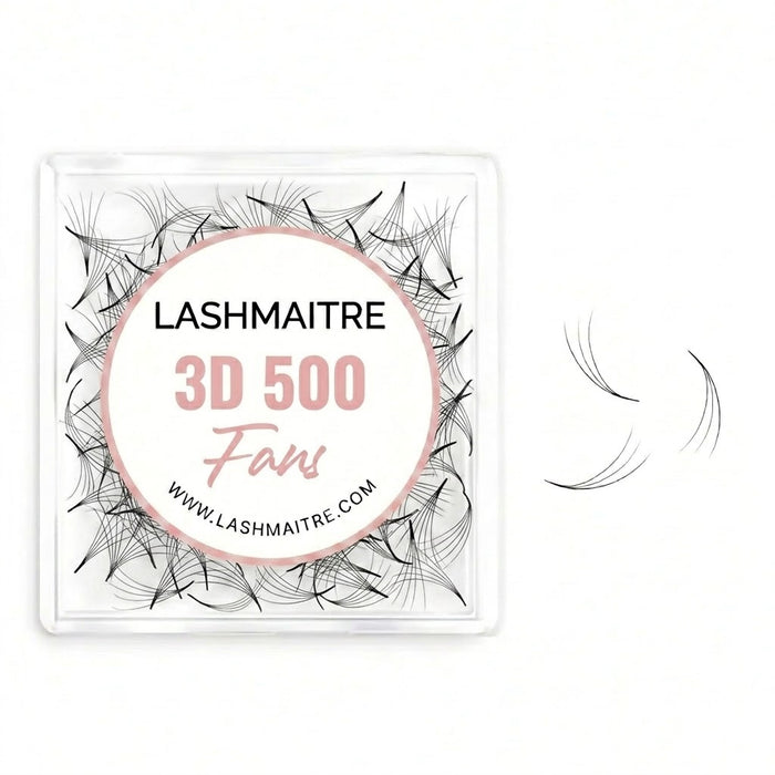 LASHMAITRE 3D 0.07mm Loose Premade Fans - 500 Fans main product photo