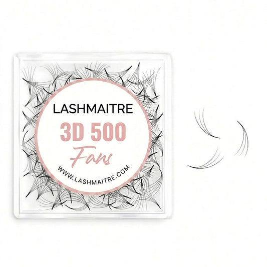 LASHMAITRE 3D 0.07mm Loose Premade Fans - 500 Fans main product photo