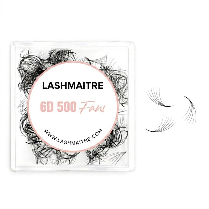 LASHMAITRE 6D Loose Premade Fans - Pointy Base 500 Fans main product photo