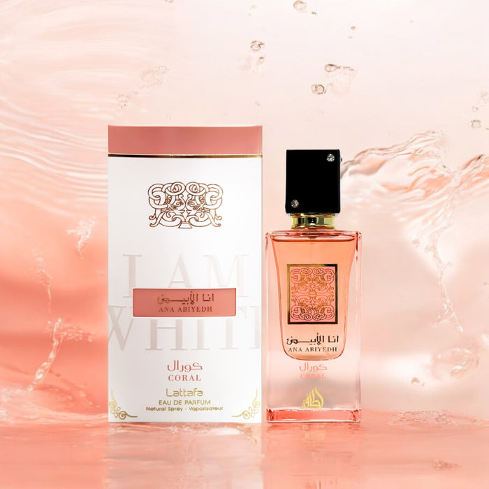Lattafa Ana Abiyedh Coral 60ml لطافة أنا أبيض كورال