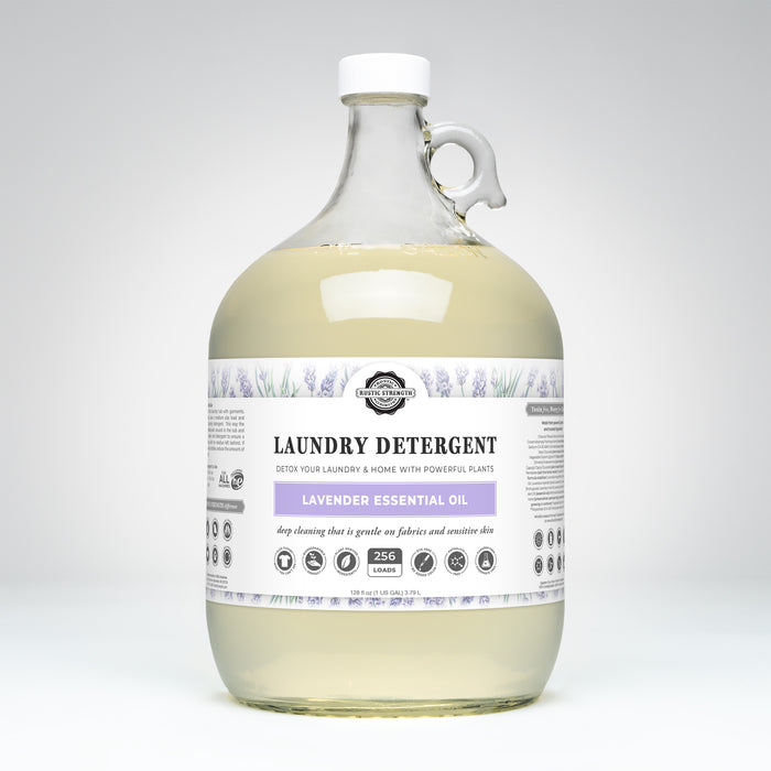 Rustic Strength - Laundry Detergent | 128oz Glass | Lavender