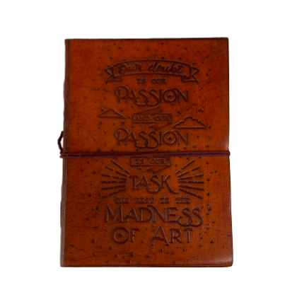 Leather Journal - Our Doubt is Our Passion