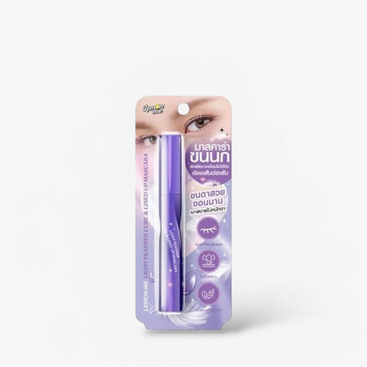 Lemon Me Light Feather Curl & Lined Up Mascara 5g ماسكارا ليمون مي لايت فيذر كيرل آند لايند أب - Princess Cosmetics Qatar