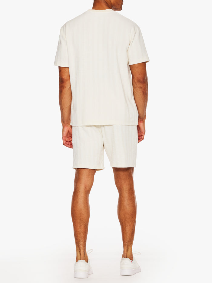 Les Deux Stripe Jacquard T-Shirt
