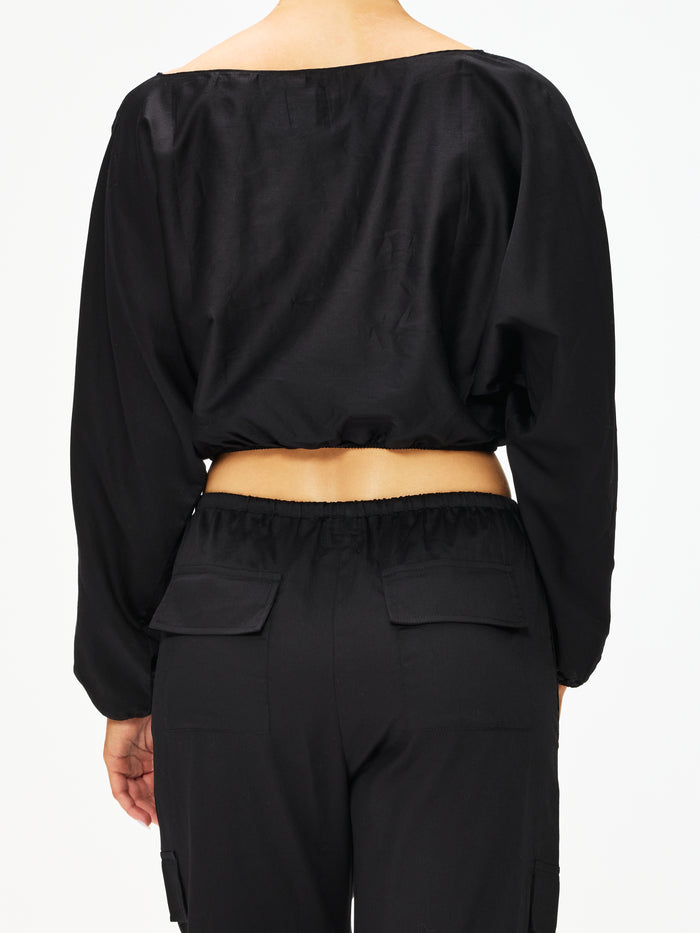 Leset Yoko Long Sleeve Blouson Top