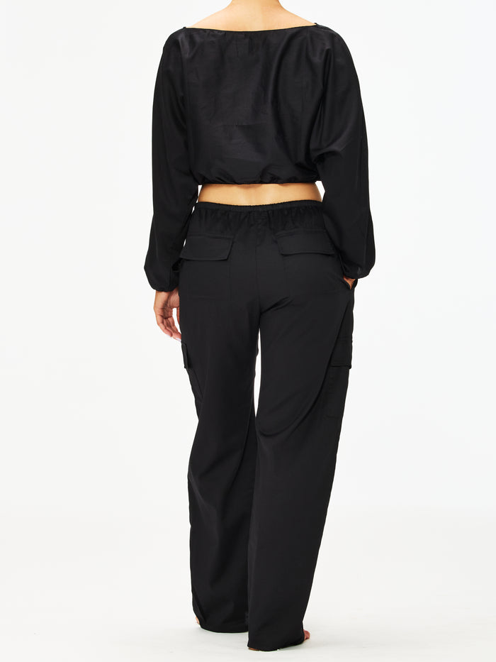 Leset Yoko Long Sleeve Blouson Top
