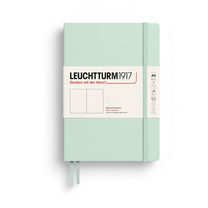 LEUCHTTURM1917 Hardcover Blank Journal - A5, Mint Green
