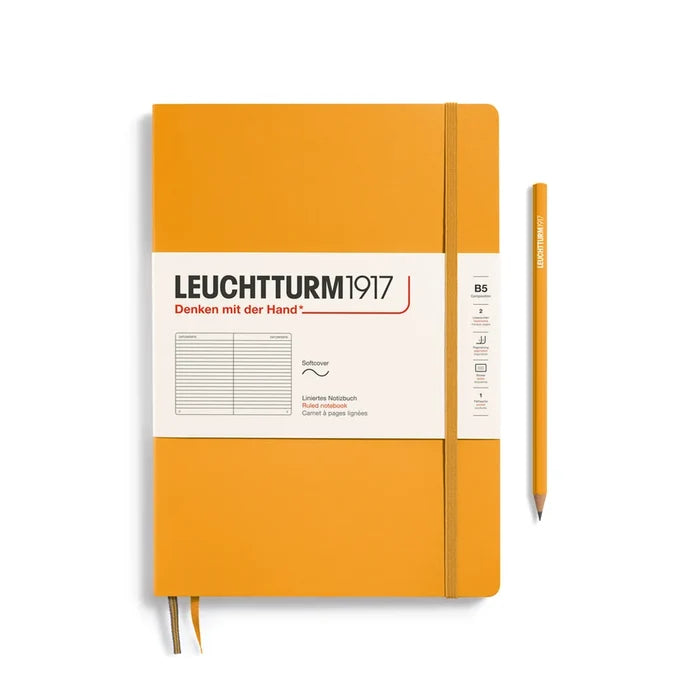 LEUCHTTURM1917 Softcover Ruled Notebook - B5, Rising Sun
