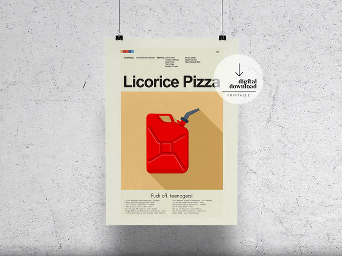 Licorice Pizza | DIGITAL ARTWORK DOWNLOAD