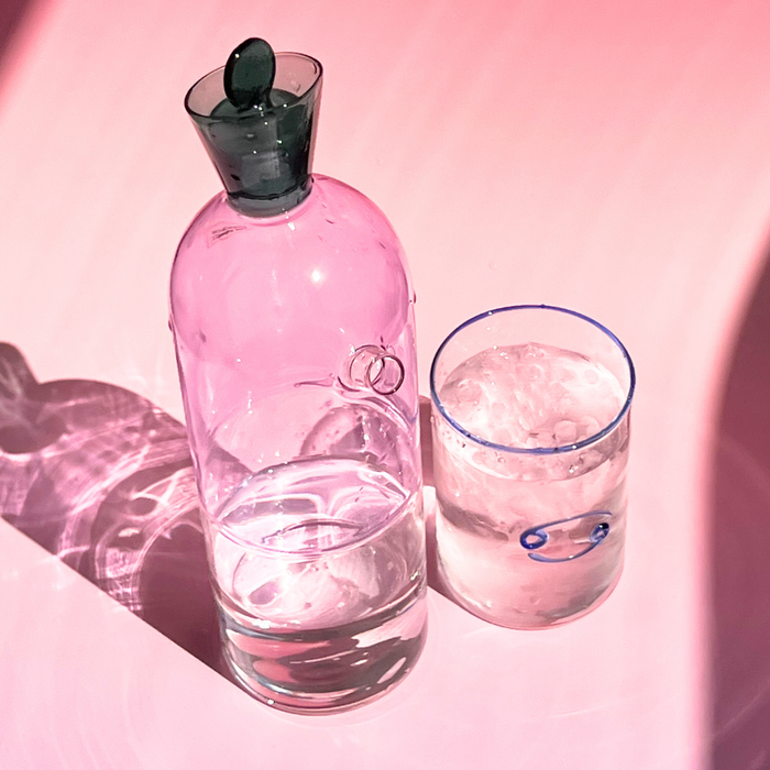 Lilac Whimsical Water Carafe