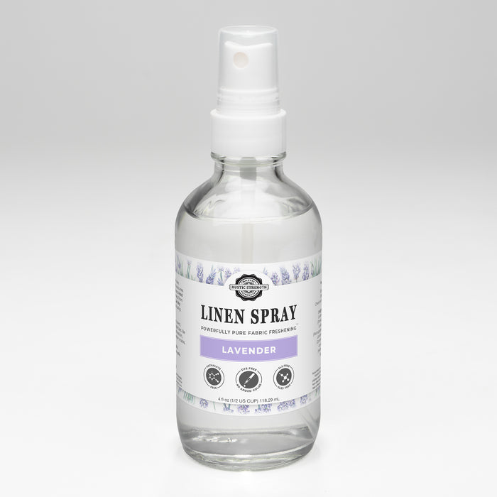 Rustic Strength - Linen Spray | 4oz Glass Spray Bottle | Lavender