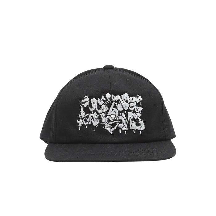 Liter 6 Panel Snapback - Black