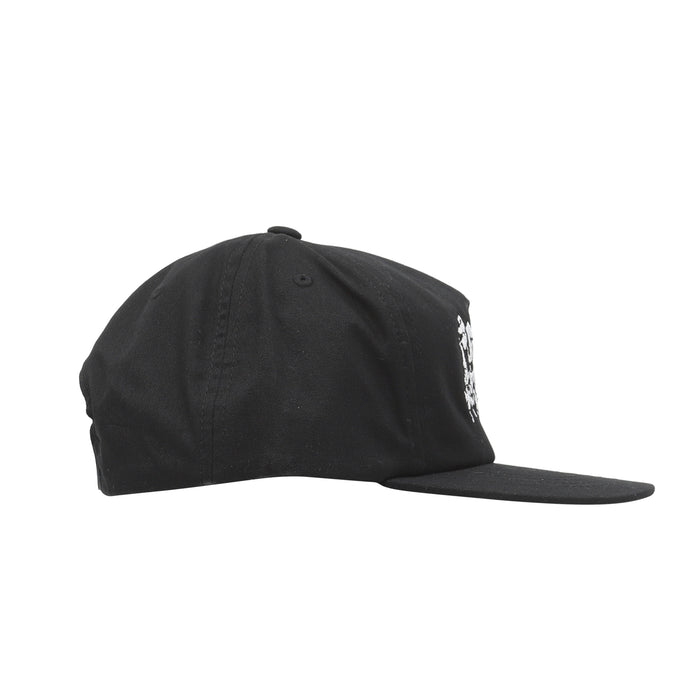 Liter 6 Panel Snapback - Black
