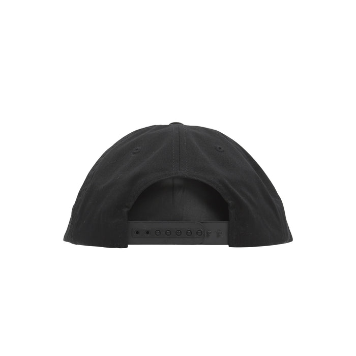 Liter 6 Panel Snapback - Black