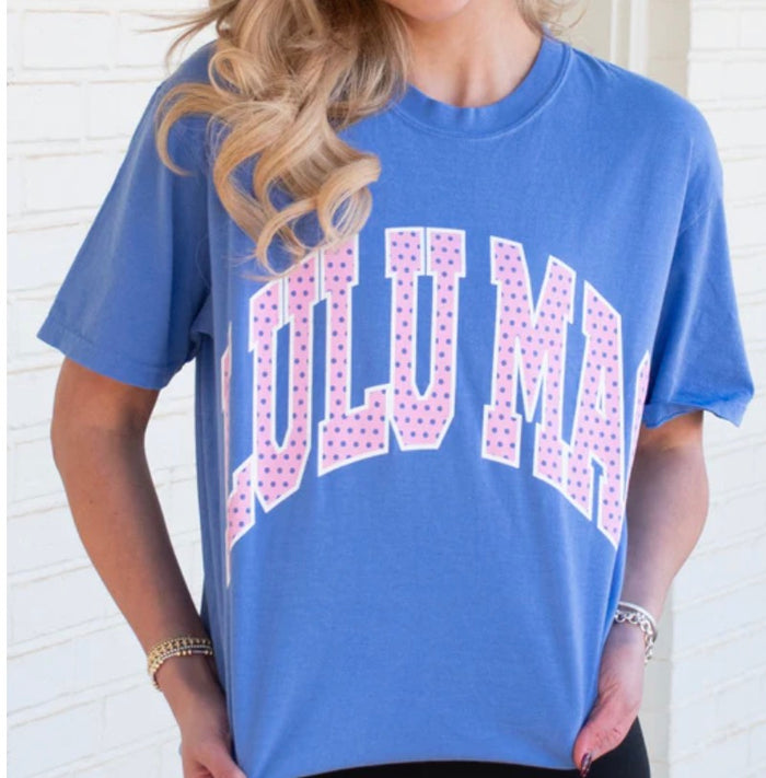 LM-Blue Polkadot Tee