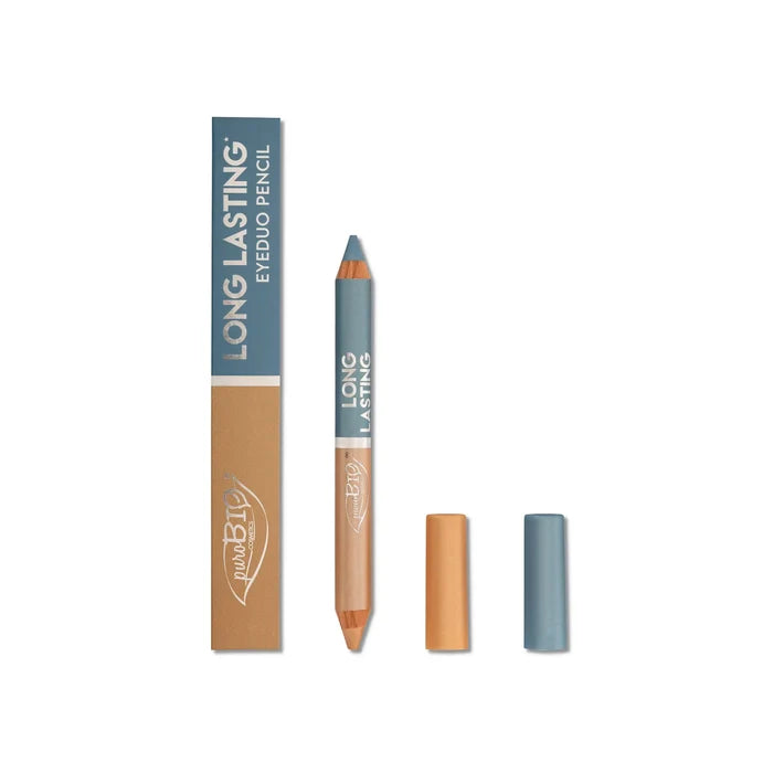 LONG LASTING EYE DUO PENCIL n. 101L - Satin mother of pearl / Satin sugar paper