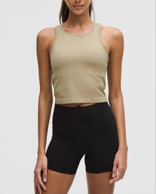 Lululemon Ebb To Street Cropped Racerback Tank