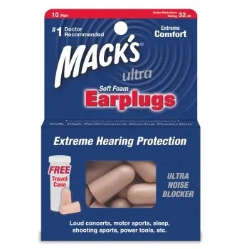SafeSound Ultra Soft Foam Earplugs 12 Pair