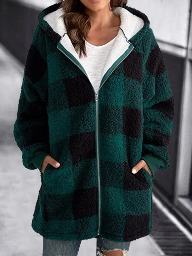Marita warm oversized cardigan with front pockets in a relaxed fit