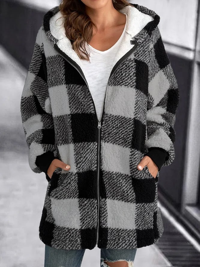 Marita warm oversized cardigan with front pockets in a relaxed fit