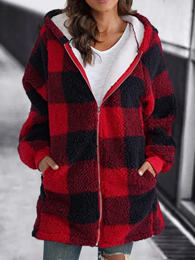 Marita warm oversized cardigan with front pockets in a relaxed fit