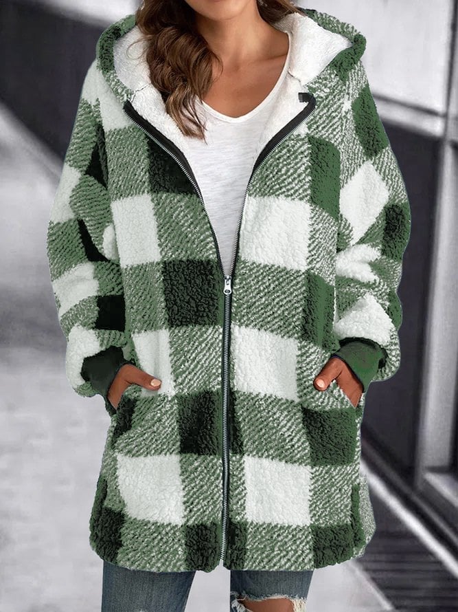 Marita warm oversized cardigan with front pockets in a relaxed fit