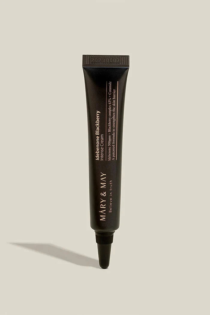 MARY & MAY Believe In Truth Idebenone BlackBerry Intense Cream كريم البشرة