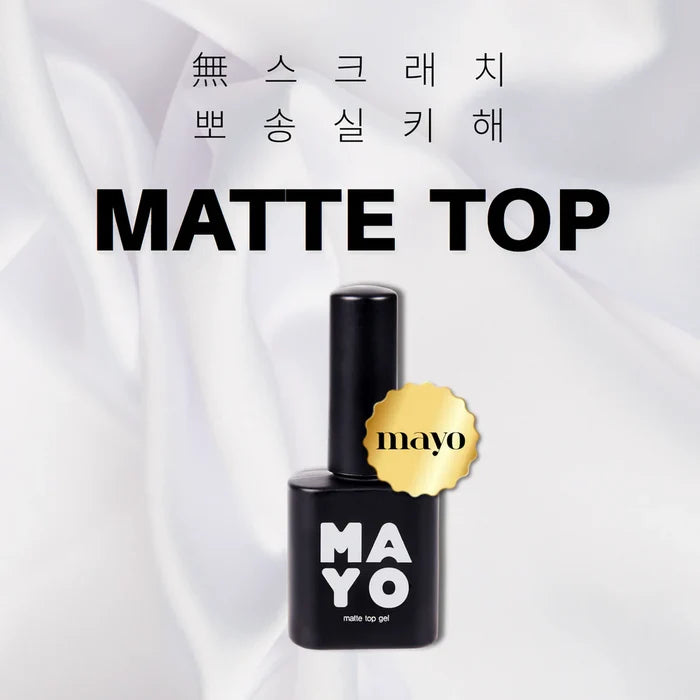 MAYO Matte Top Gel – Non-Wipe Matte Finish
