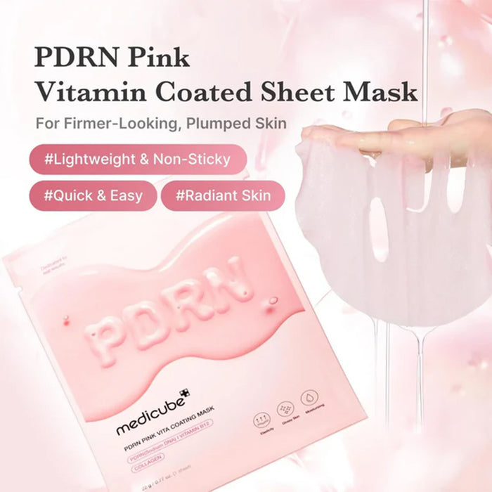 Medicube PDRN Pink Vita Sheet Mask 1pc Sachets/Units