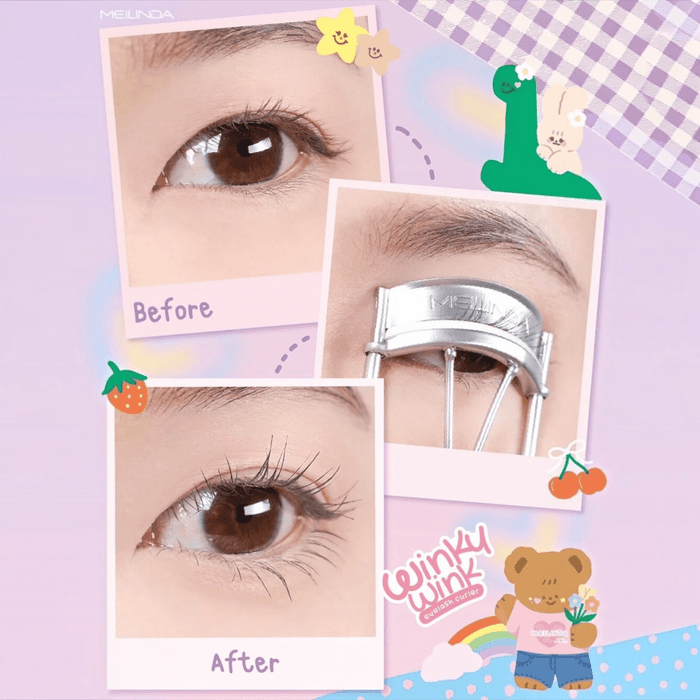 Mei Linda Winky Wink Eyelash Curler أداة تجعيد الرموش من ماي ليندا وينكي وينك - Princess Cosmetics Qatar
