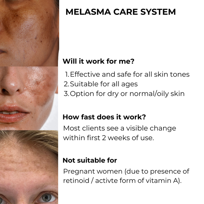 Melasma care system -
