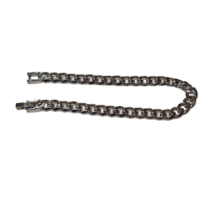 Men’s 7mm Hypoallergenic Cuban Rounded Edge Stainless Steel Bracelet