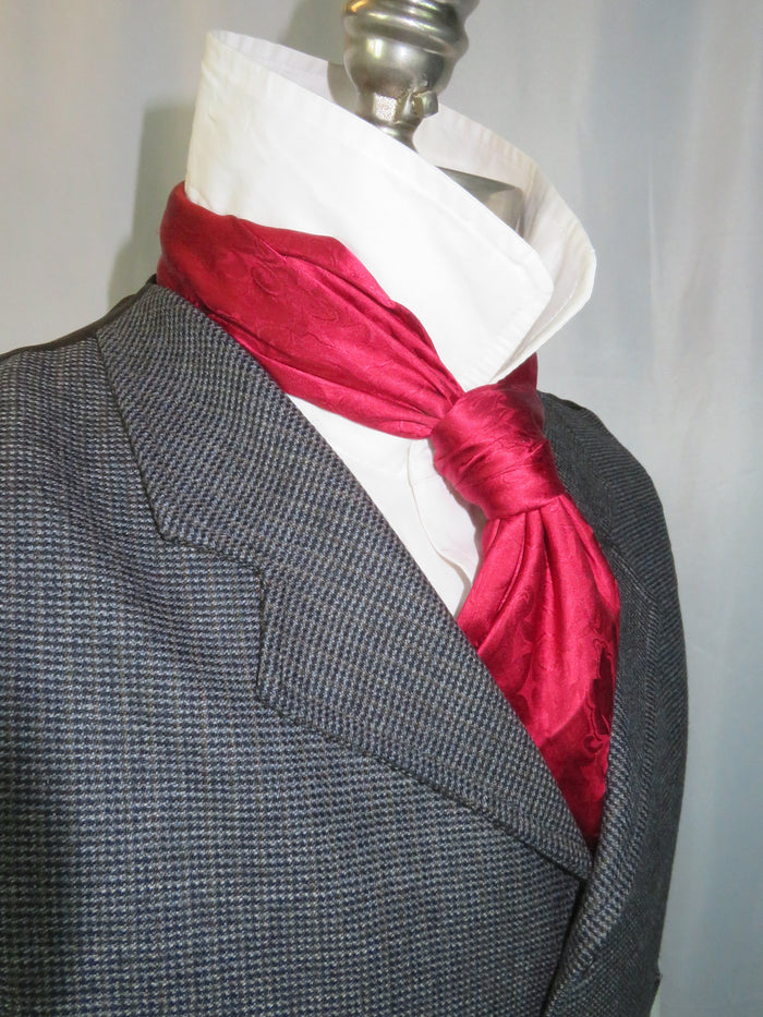 Men's Notch Vest - Black and Blue Check