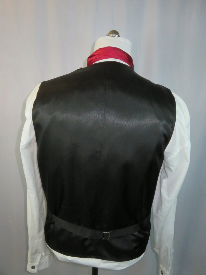 Men's Notch Vest - Blue and Green Tartan 2070
