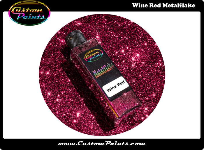 Metal Flake - Wine Red