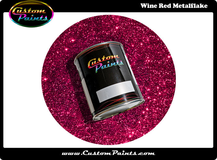 Metal Flake - Wine Red