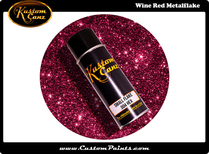 Metal Flake - Wine Red
