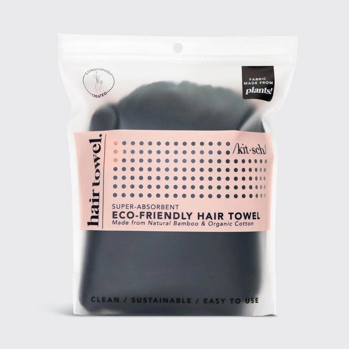 Microfiber Hair Towel - Black