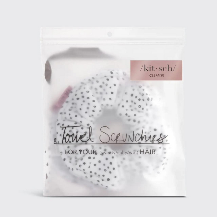 Microfiber Towel Scrunchies - Micro Dot