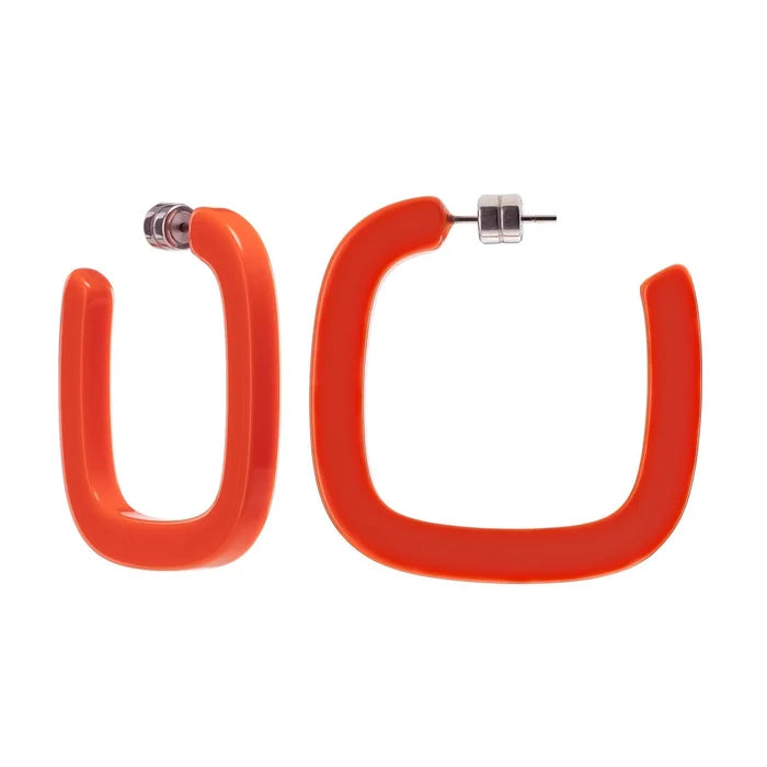 Midi Square Hoops