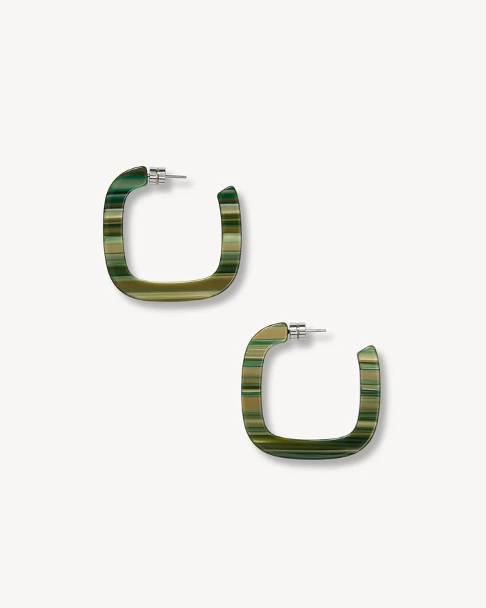 Midi Square Hoops