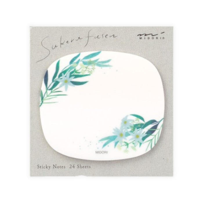 Midori Transparent Sticky Notes - Leaves