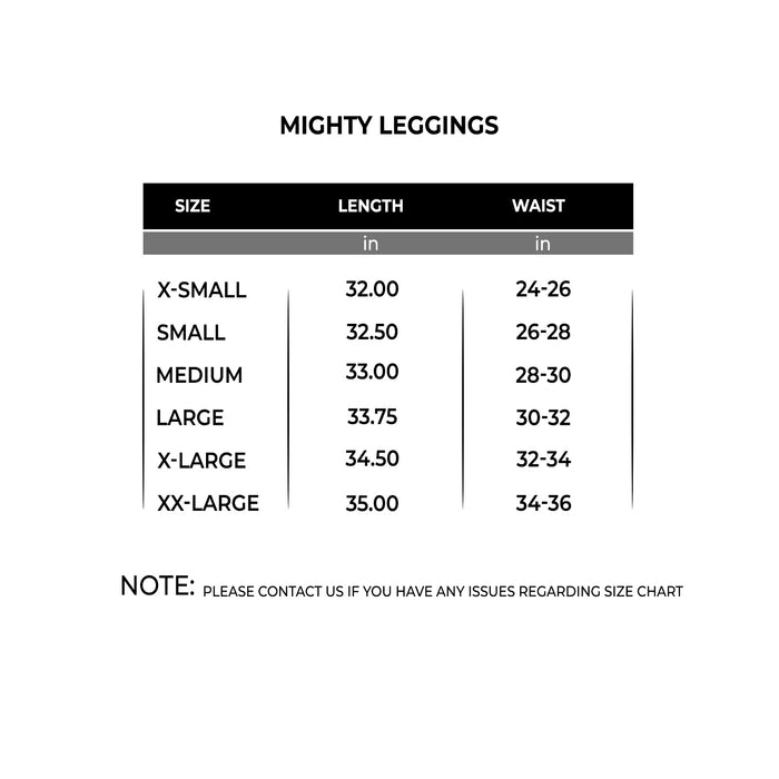 Mighty Leggings (Small Logo) - IRONGEAR Fitness