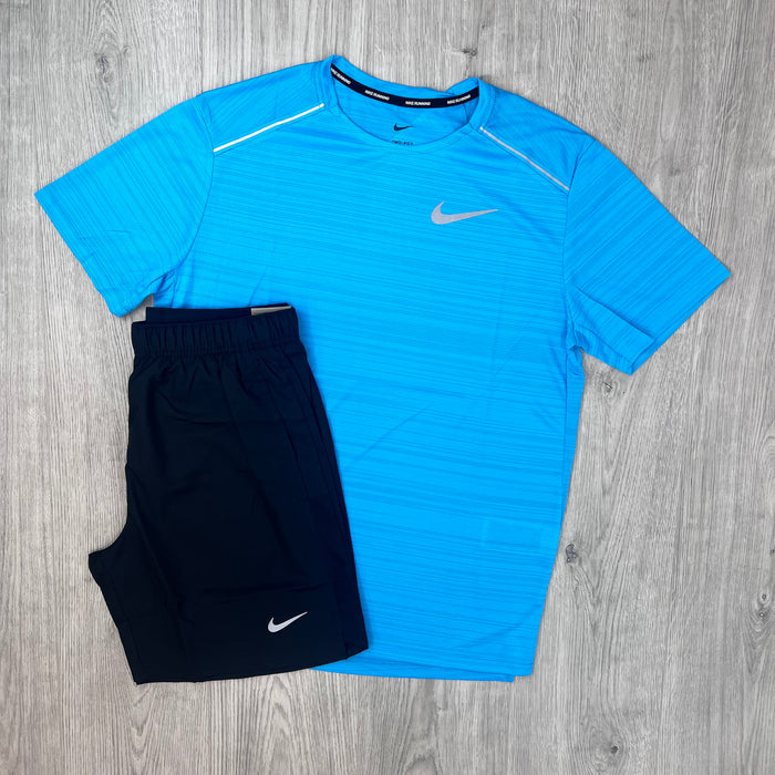 Nike 'Miler' Set - Blue/Black