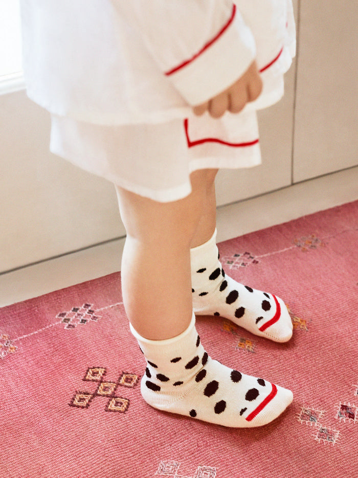 Mini Dalmatian Crew Sock